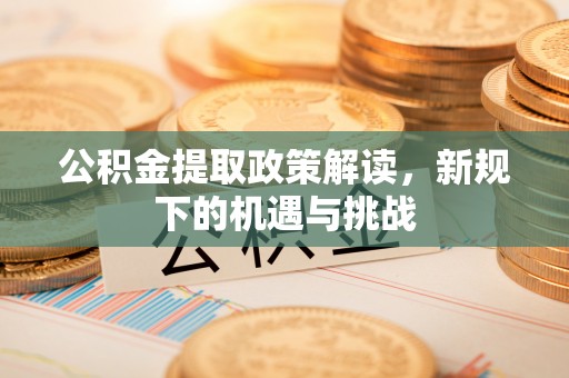 孟连公积金提取政策解读，新规下的机遇与挑战