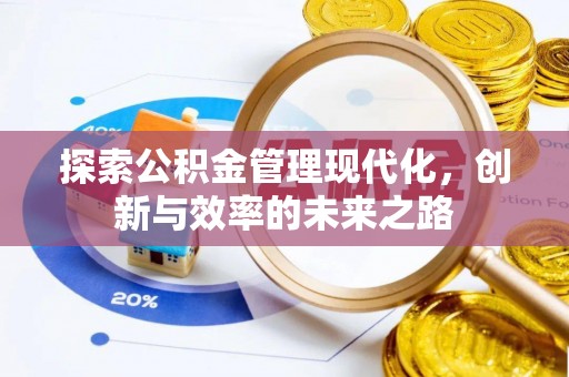 孟连探索公积金管理现代化，创新与效率的未来之路