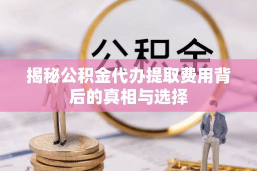 孟连揭秘公积金代办提取费用背后的真相与选择